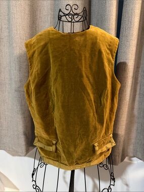 Vintage Olive Button-Back Top